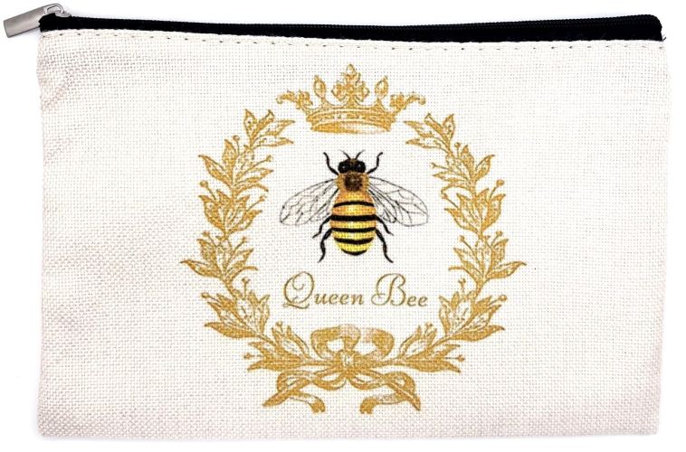 Queen Bee Zippered Pouch