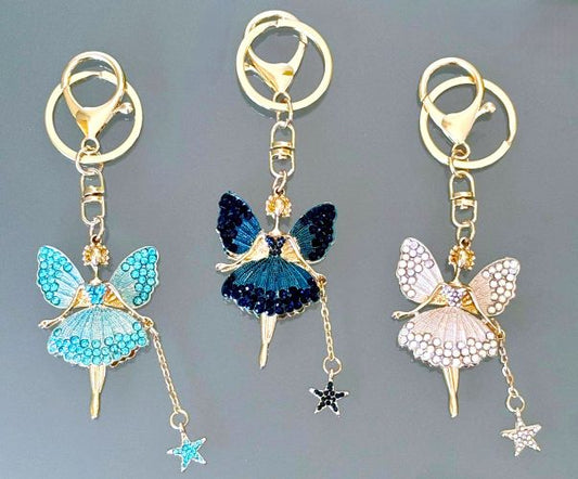 Magic Fairy Rhinestone Bag Charm/Keychain