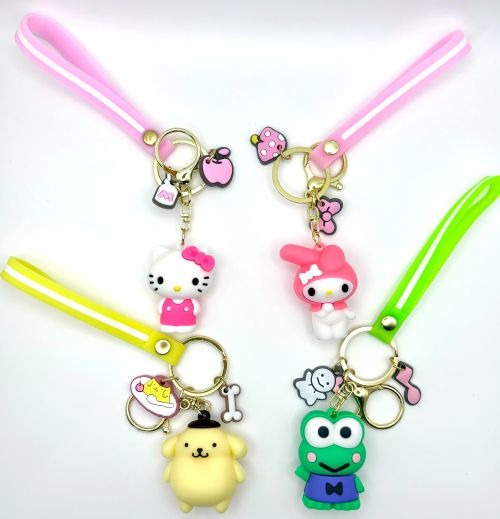 Hello Kitty & Friends Figural Bag Charm/Keychain
