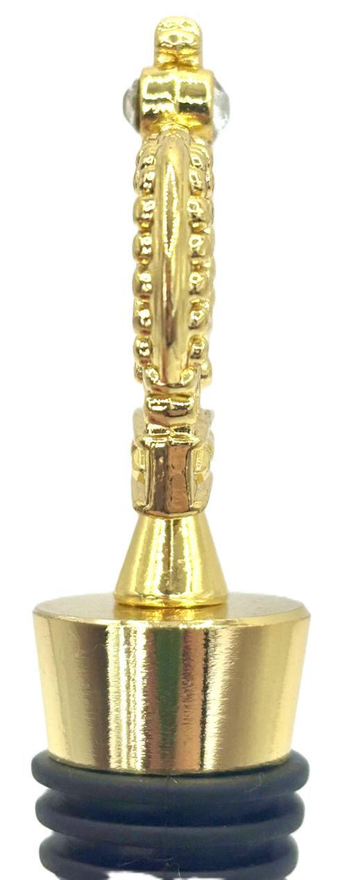 Royal Gold Crown Bottle Stopper