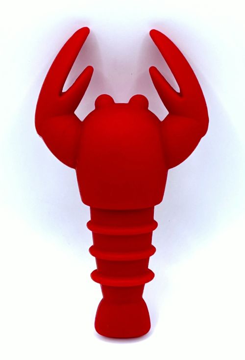 Red Lobster Silicone Bottle Stopper