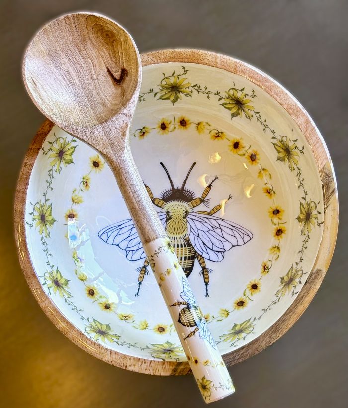 Artisanal Serving Bowl Set - French Country Bee