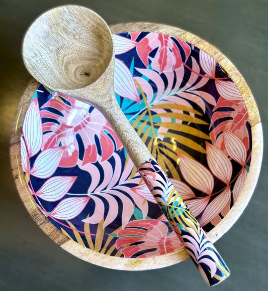 Artisanal Serving Bowl Set - Tropical Exotica