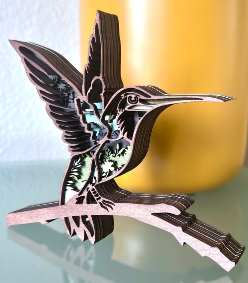 Hummingbird Wood Diorama