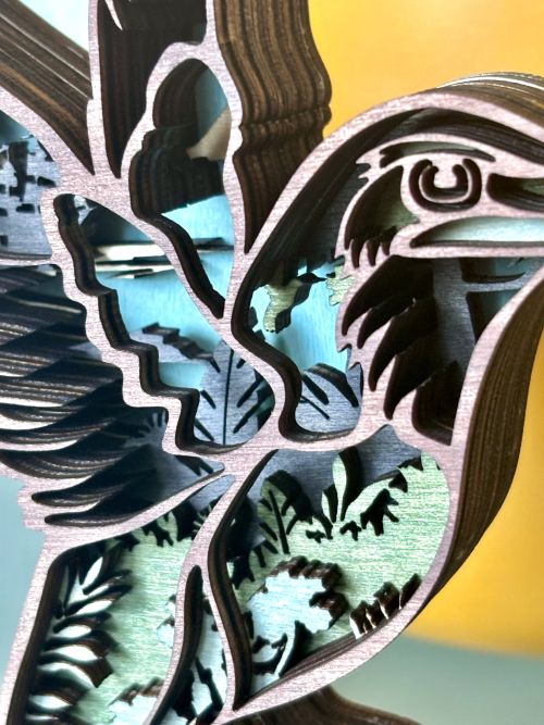Hummingbird Wood Diorama