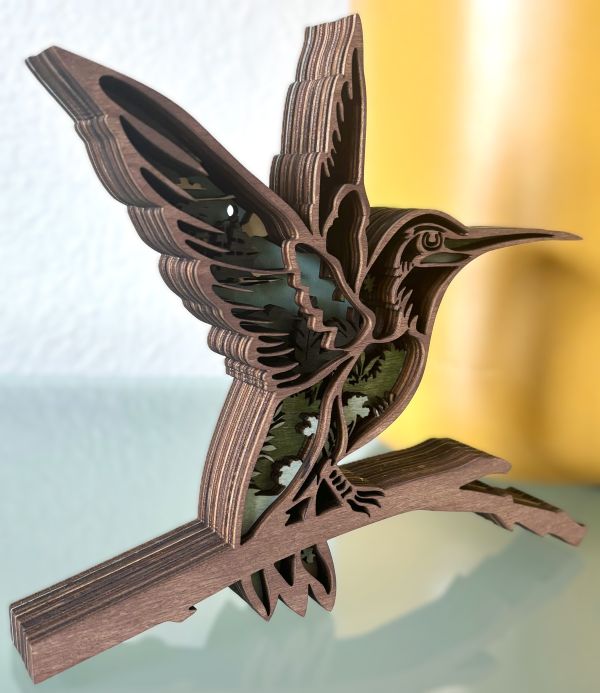 Hummingbird Wood Diorama
