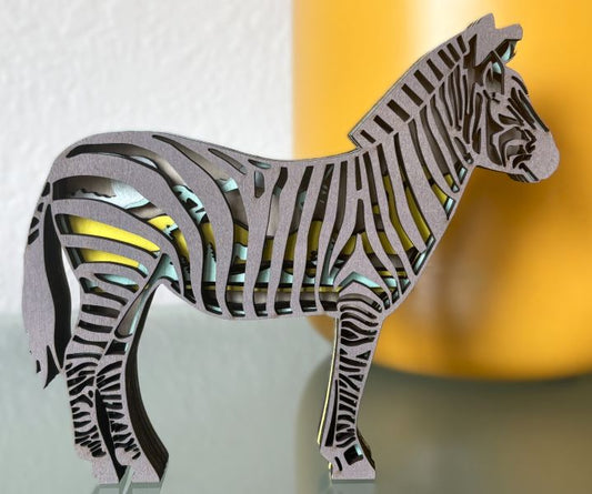 Zebra Wood Diorama