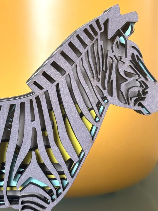 Zebra Wood Diorama