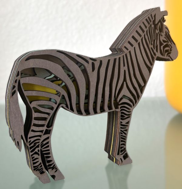 Zebra Wood Diorama