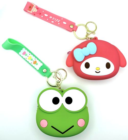 Hello Kitty & Friends Wristlet Coin Purse/Keychain/Bag Charm