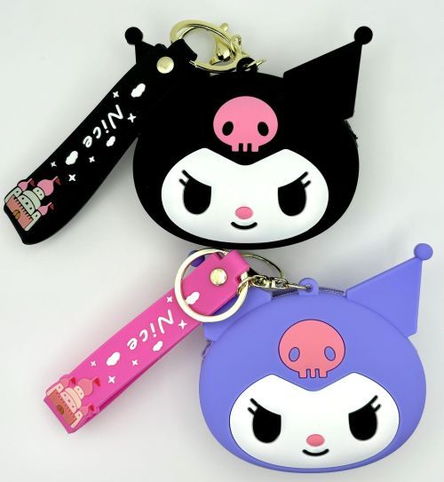 Hello Kitty & Friends Kuromi Wristlet Coin Purse/Keychain/Bag Charm