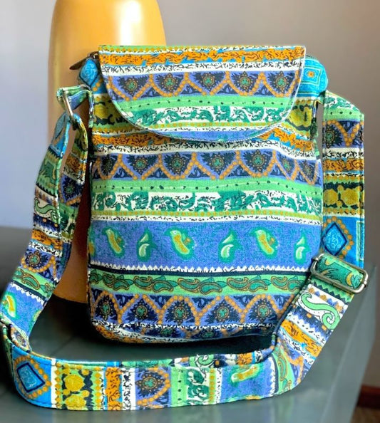 Bohemian Cotton Crossbody Bag