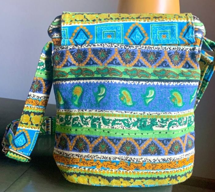 Bohemian Cotton Crossbody Bag