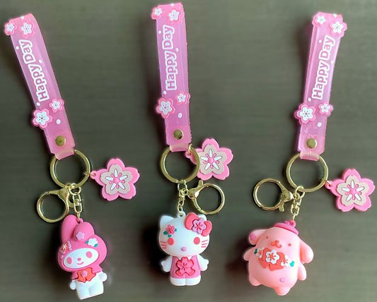 Hello Kitty & Friends 'Cherry Blossom' Figural Bag Charm/Keychain