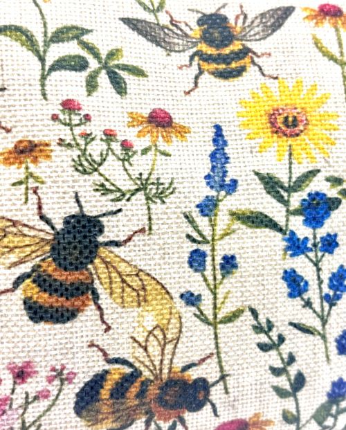 Garden Bees Zippered Pouch
