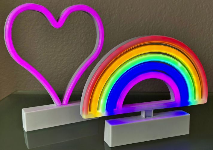 Shaped Neon LED Light (3 Styles)