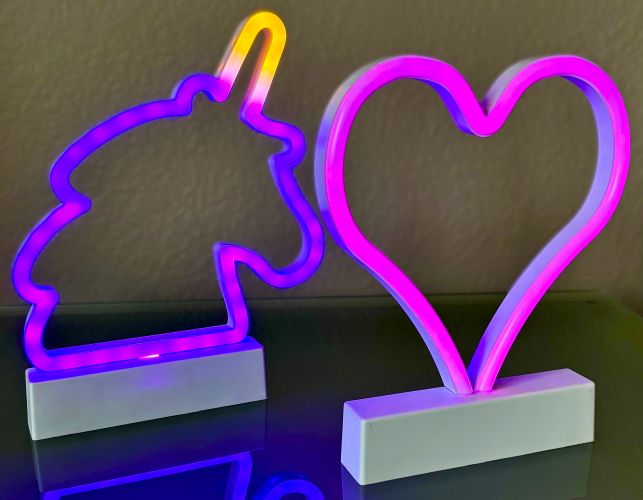 Shaped Neon LED Light (3 Styles)