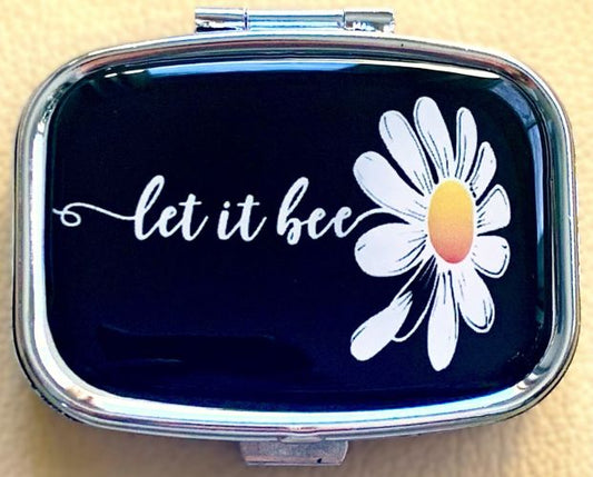 "Let it Bee" Daisy Pill Box