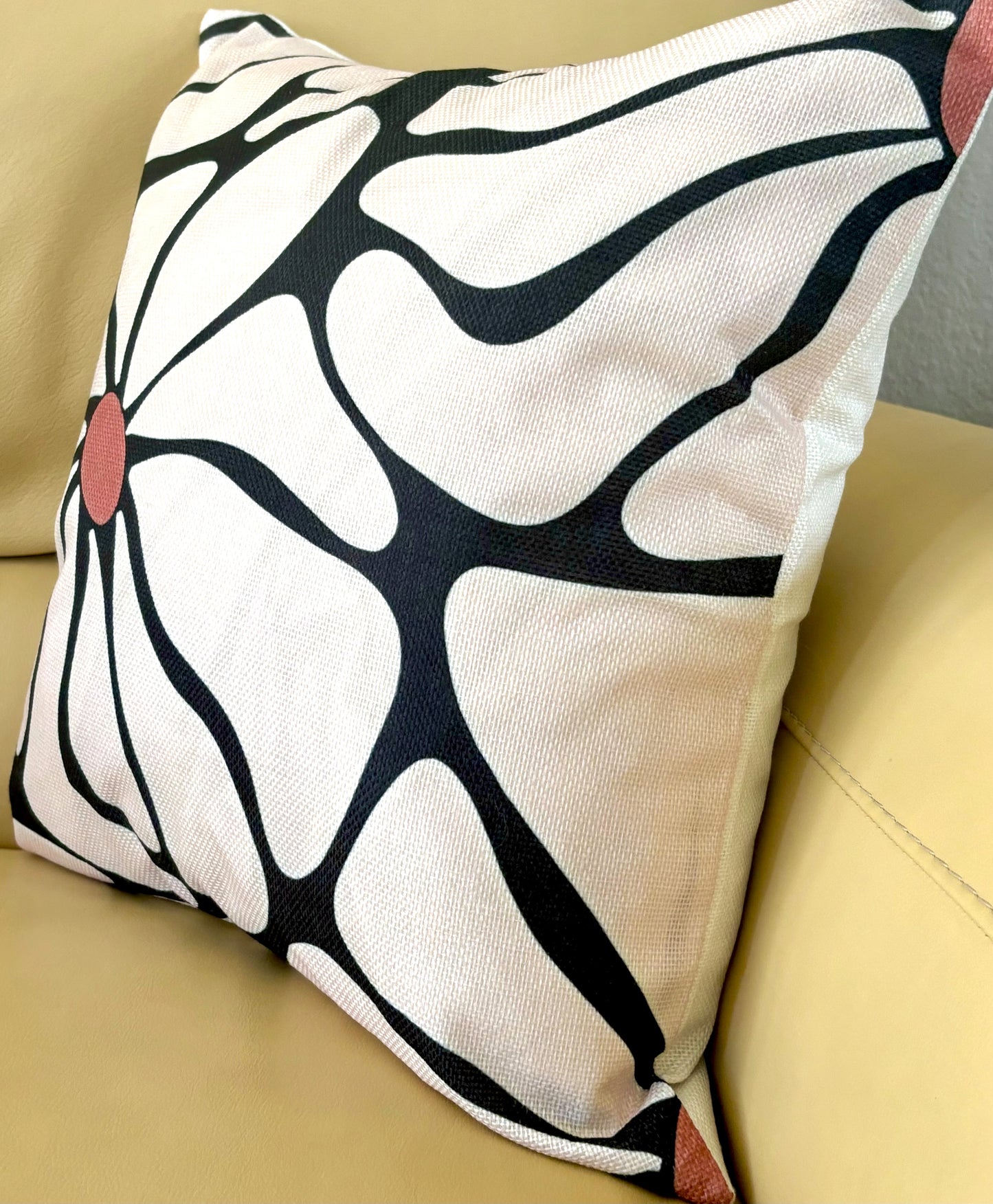 Set/2 Abstract Botanical Pillow Covers