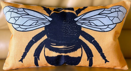 Pop Art Bee Pillow Cover