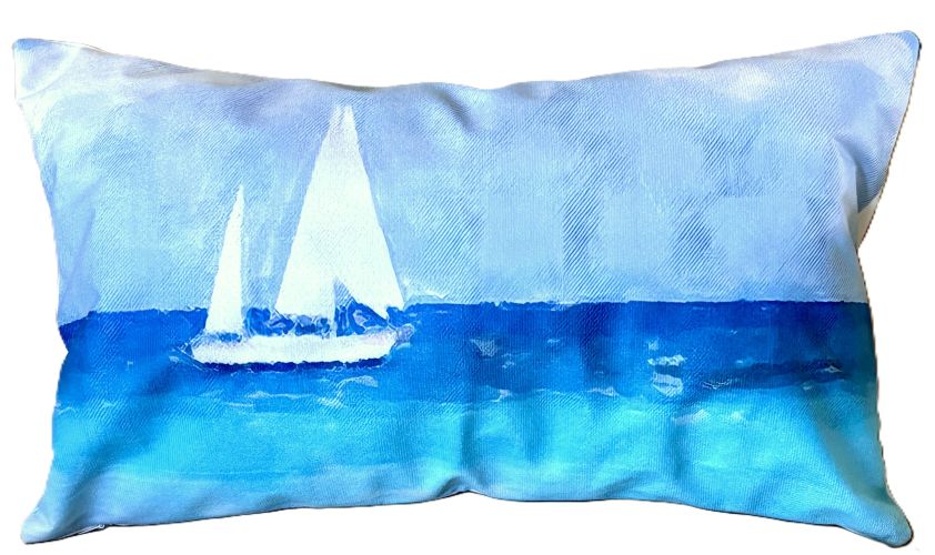 Sailing on the Ocean Pillow Cover