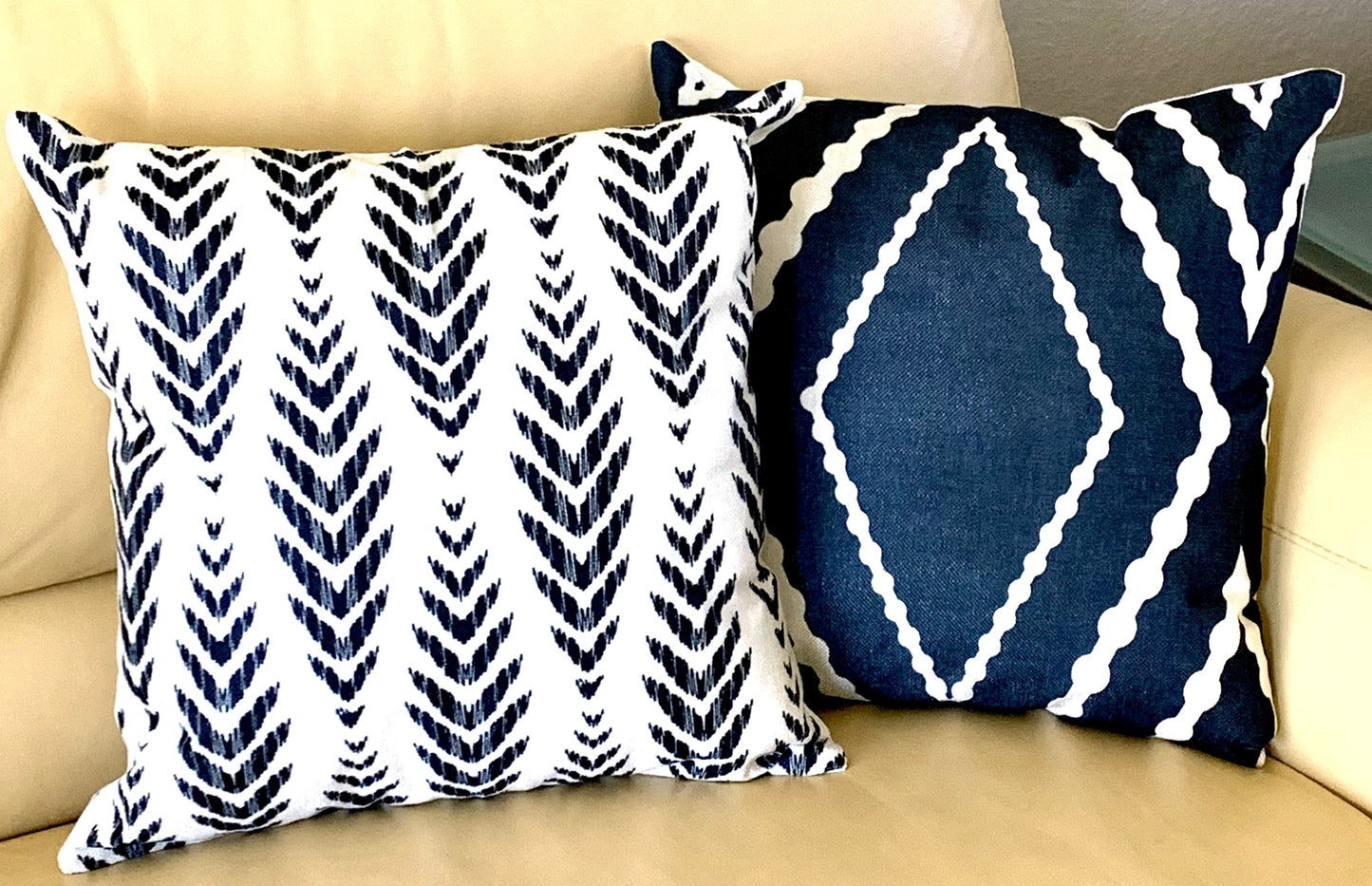Black and White Boho Chic Pillow Cover