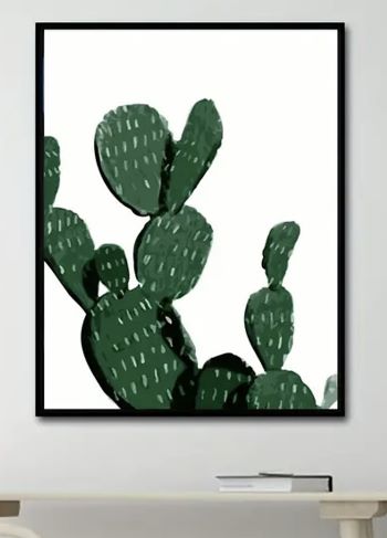 Modern Prickly Pear Art Print
