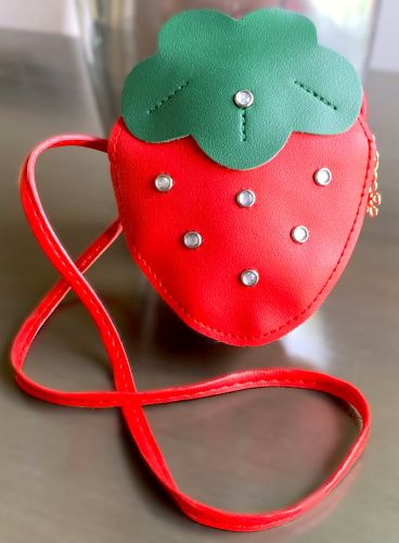 Children's Red Strawberry Handbag