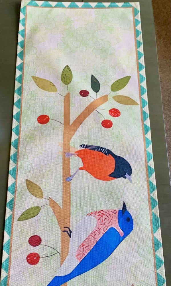 Rustic Songbird Table Runner