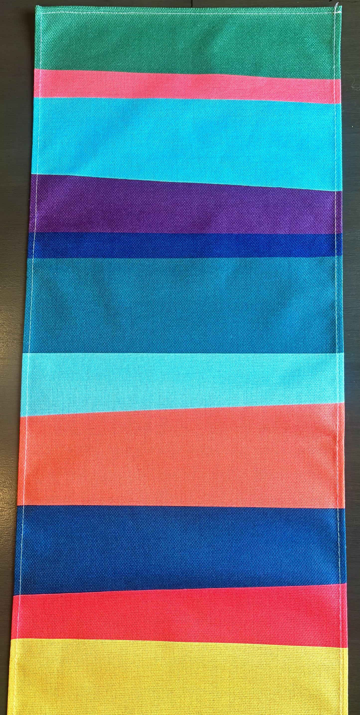 Modern Colorful Stripes Table Runner