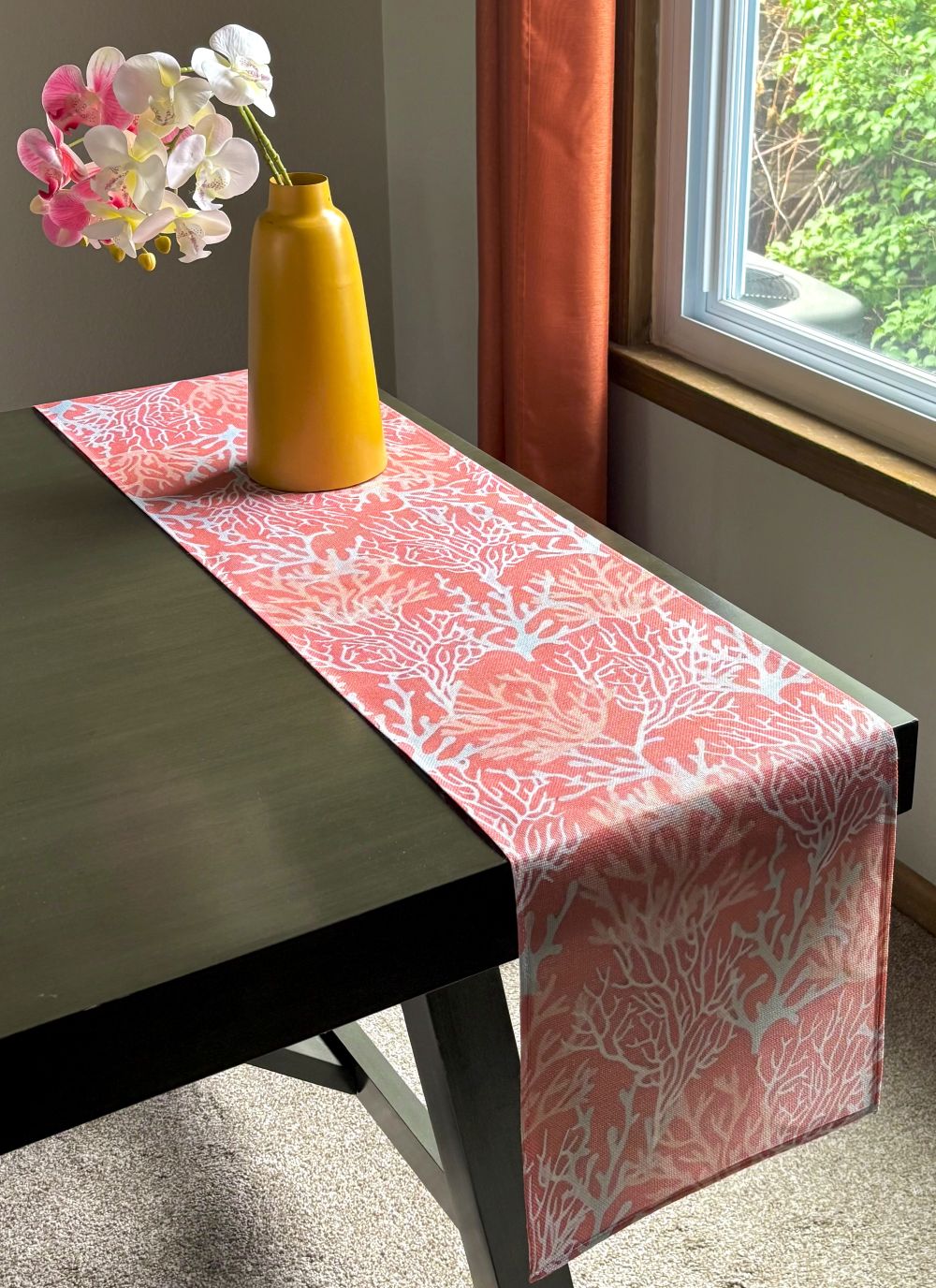 Ocean Coral Table Runner