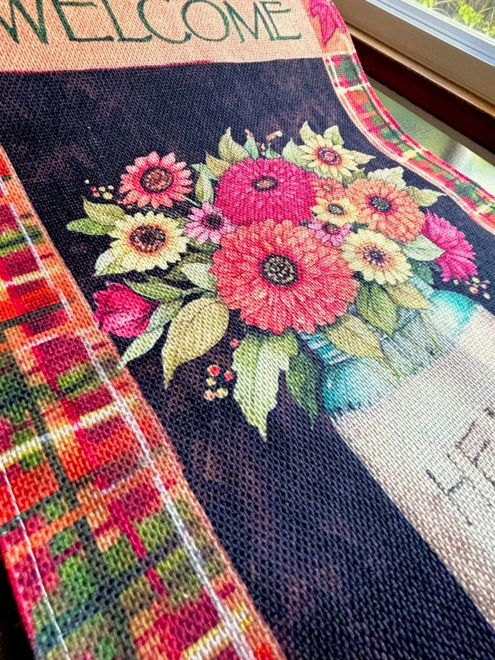 Rustic Farmhouse Whimsy 'Hello Fall' Table Runner