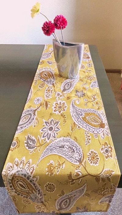 Rustic Paisley Table Runner