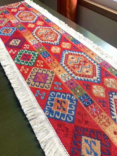 Southwestern Jacquard Table Runner