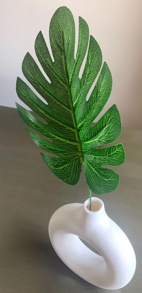 Set/5 12” Artificial Monstera Leaves
