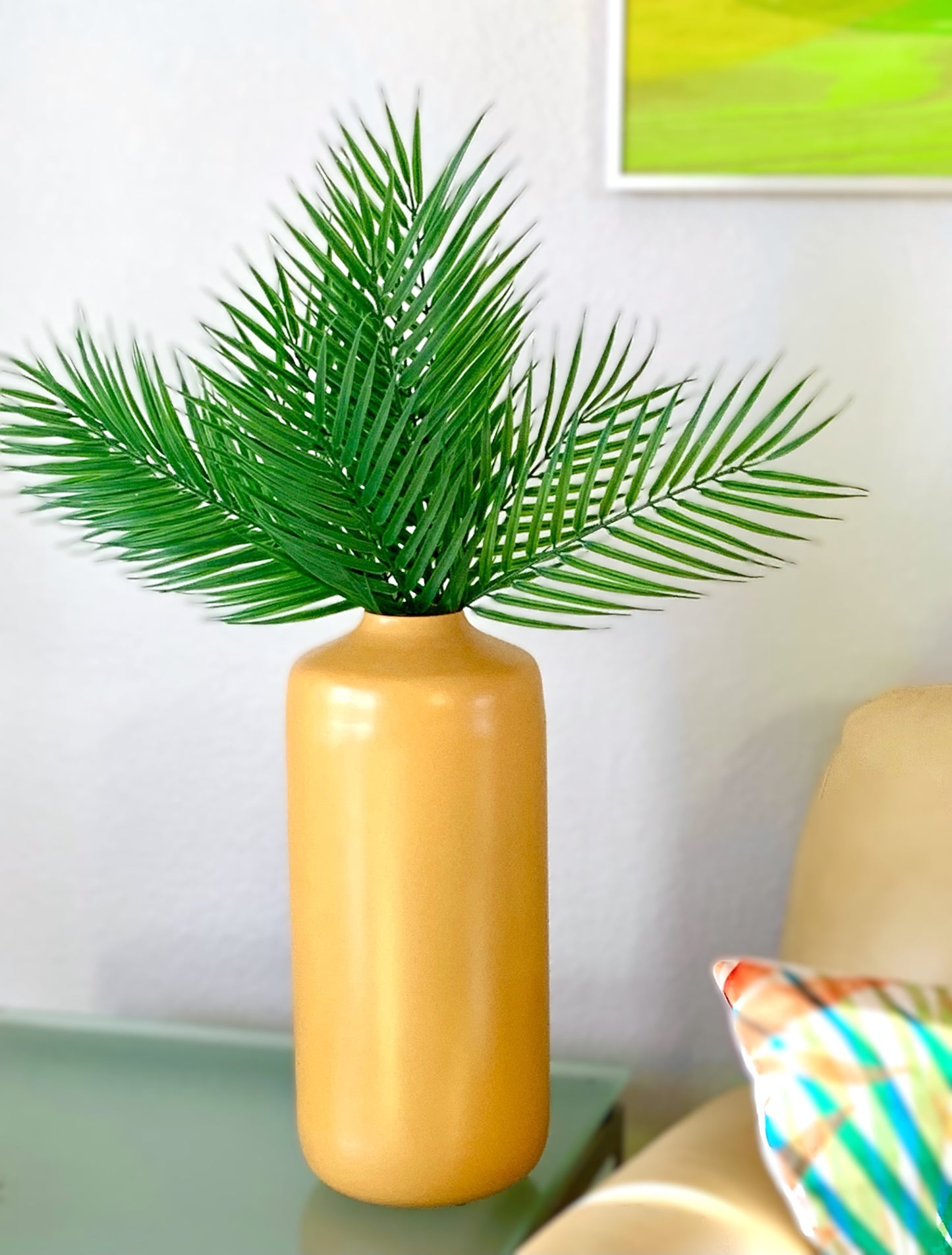 Set/3 19”L Tropical Palm Fronds