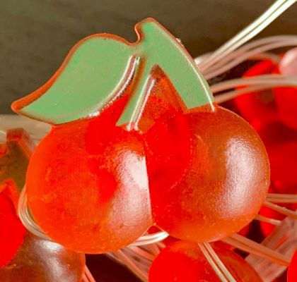 Pair of Cherries LED Fairy Lights
