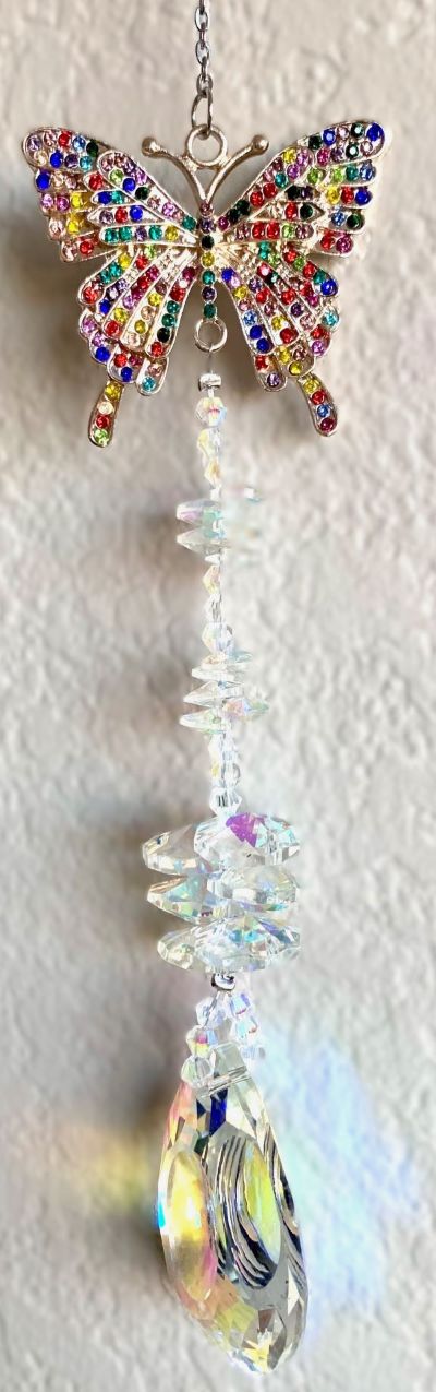 Jeweled Butterfly Sun Catcher