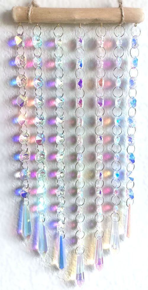 Multistrand AB Crystal Prism Curtain Sun Catcher