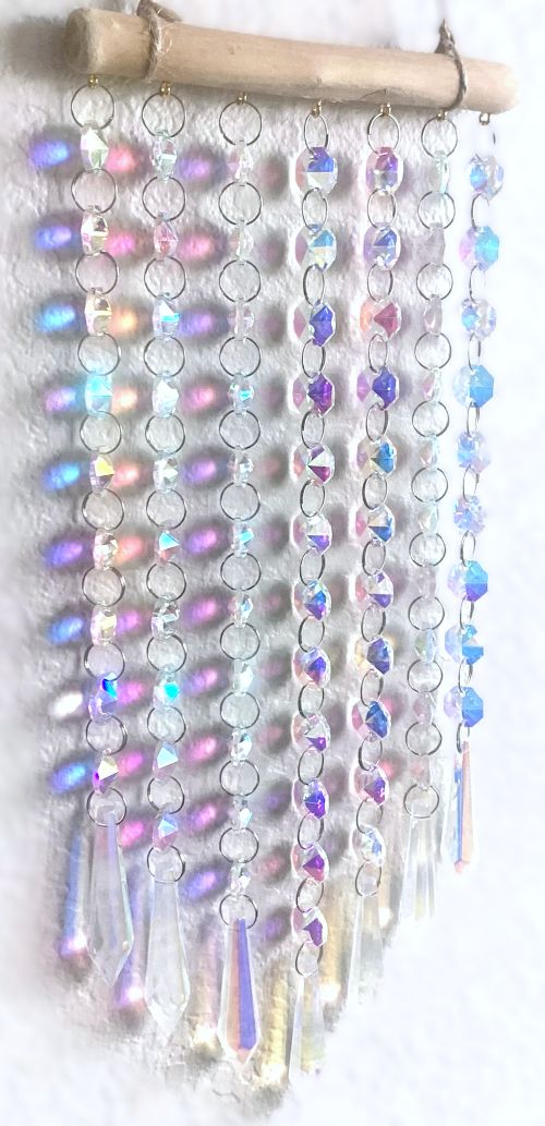 Multistrand AB Crystal Prism Curtain Sun Catcher