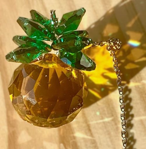 Pineapple Prism Figural Sun Catcher