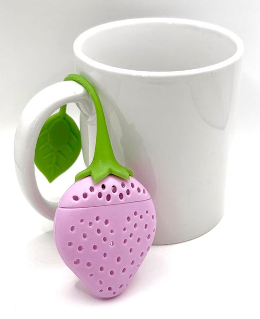 Set/2 Silicone Strawberry Mug Tea Infuser