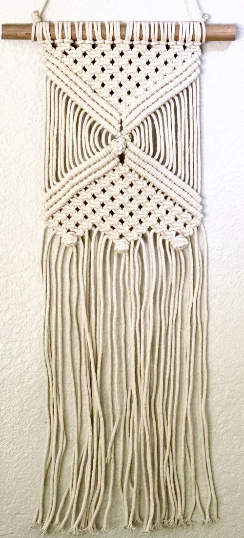 Artisanal Contemporary Macrame Wall Hanging