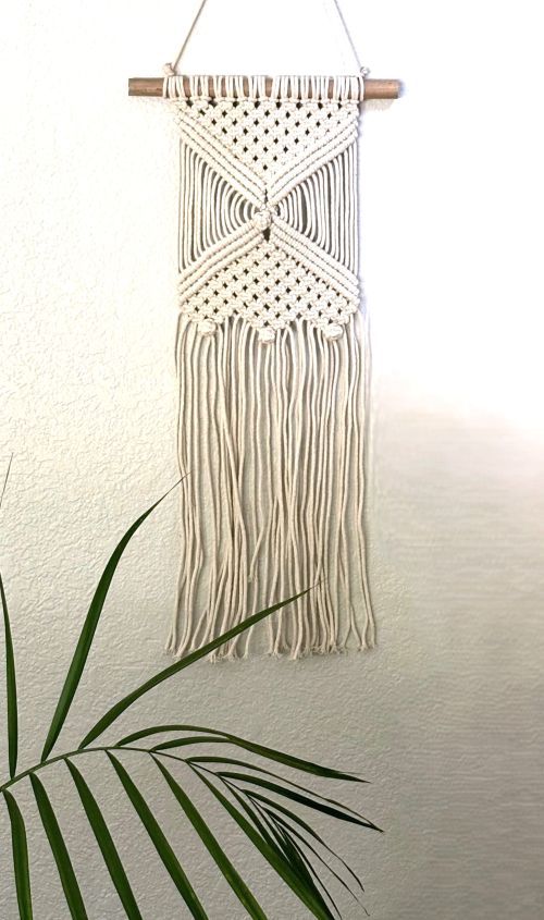 Artisanal Contemporary Macrame Wall Hanging