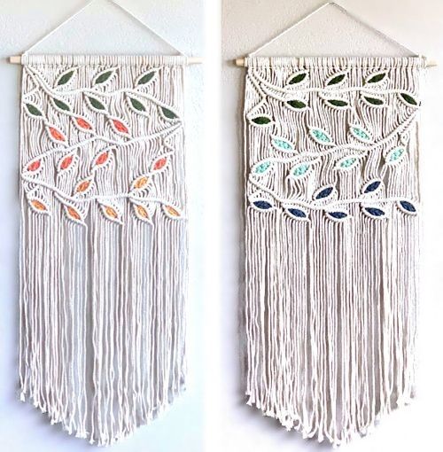 Botanical Macrame Wall Hanging (2 styles)