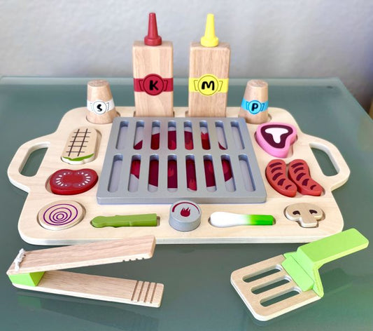 Barbecue "Grill Time" Wooden Toy Set