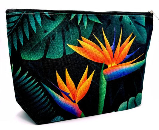 Bird of Paradise Zippered Pouch