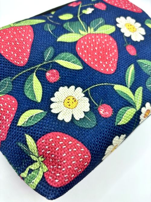 Wild Strawberry Zippered Pouch